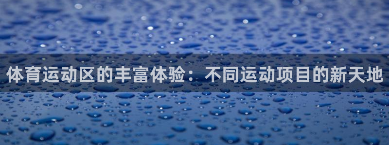 vsport体育：体育运动区的丰富体验：不同运动项目的新天地
